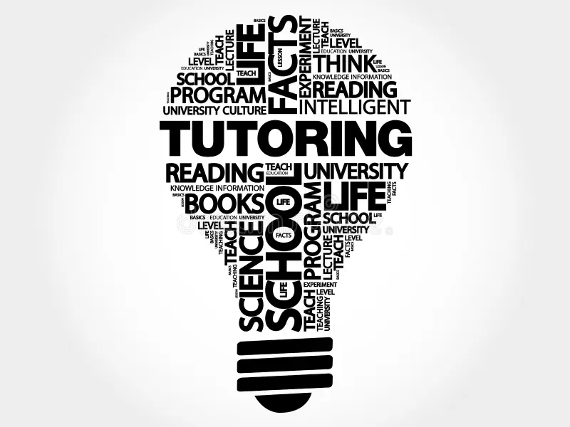 Lightbulb clipart with tutoring